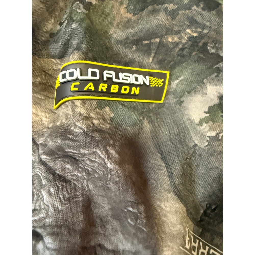 Mossy Oak Terra Camo Scent Blocker Cold Fusion Carbon Hoodie Hunting - Men Small - Picture 6 of 7